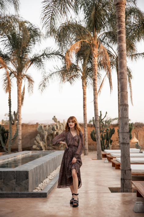 Séance portrait avec Caroline à Marrakech